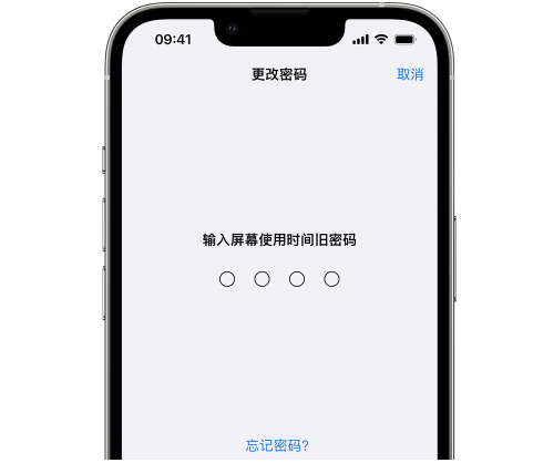 太仓iPhone屏幕维修分享iPhone屏幕使用时间密码忘记了怎么办 